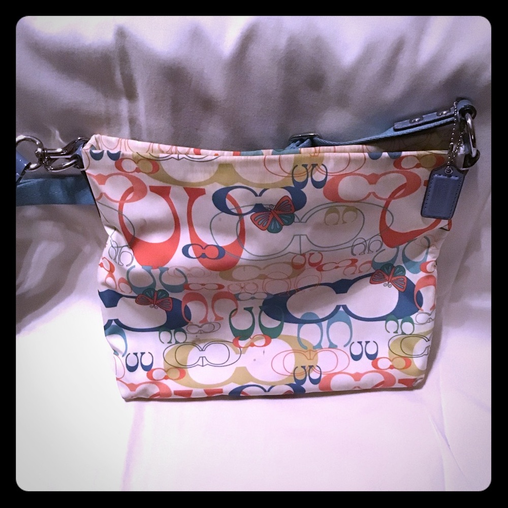 Coach fabric crossbody